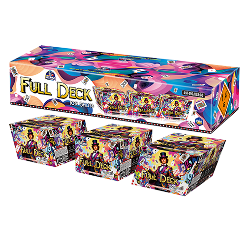 Full Deck 105-Shot 1500 Gram Finale Kit
