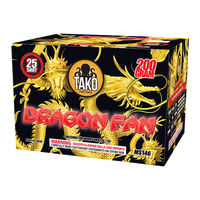 Dragon Fan 25-Shot Standard Aerial Cake