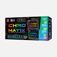 Chromatix™ 9 Tiros Cohetes Pirotécnicos Grandes