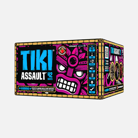 Juego aéreo final grande Tiki® Assault™ de 84 disparos®