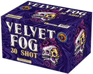 Torta aérea XL "Velvet Fog" de 30 disparos