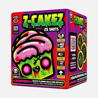 Z-Cakez™ Baterías de Fuegos Artificiales Estándar de 50 Disparos®