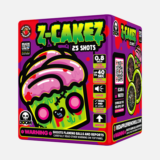 Z-Cakez™ Baterías de Fuegos Artificiales Estándar de 50 Disparos®