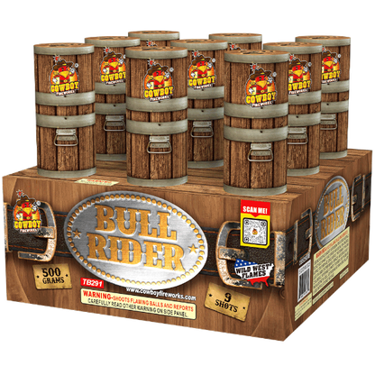 Bull Rider 2in. 9-Shot XL Aerial Cake