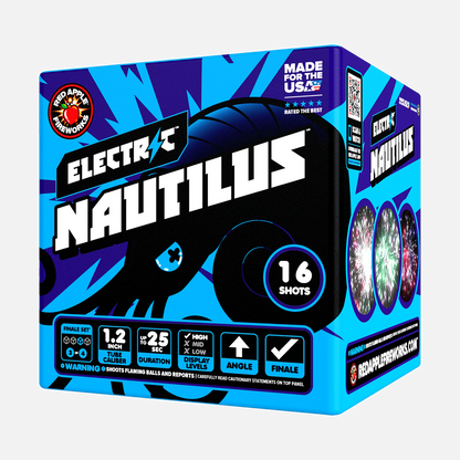 Set de Fuegos Artificiales Aéreos Electric™ 64-Disparos XL® Finale®