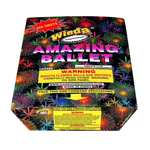 Amazing Ballet 220-Shot XL Aerial Cake