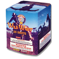 Wild West 25-Shot Standard Aerial Cake