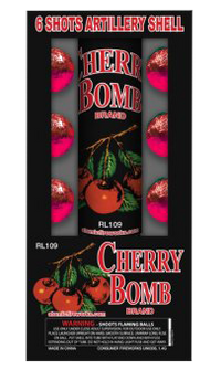 Cherry Bomb 6-Shot Artillery Shells