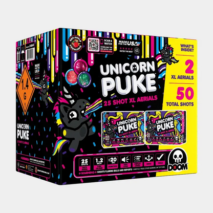 Unicorn Puke® 25 Disparos XL® Aerials