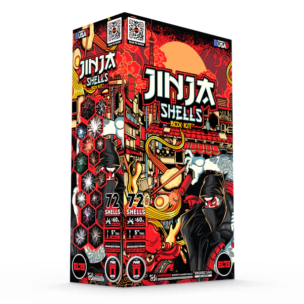 Jinja Shells™ 24-Shot 6-Inch XL Canister Shells (Copy)