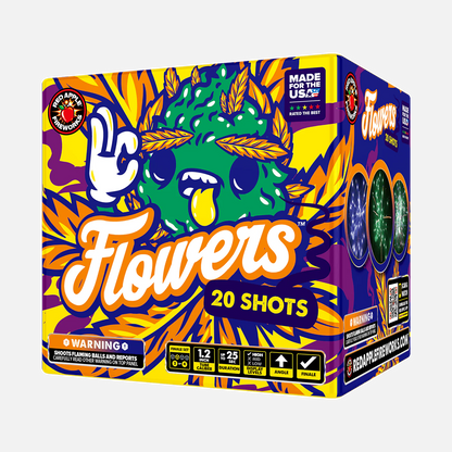 Flowers 80-Shot XL Aerial Finale Set