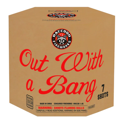 Out With A Bang 7-Shot XL Aerial Cake | Case Pack™ 4/1