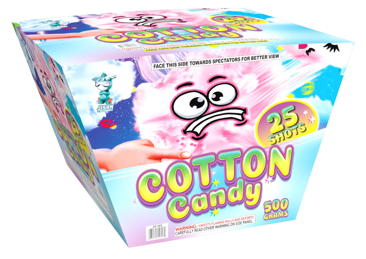 Cotton Candy 25-Shot XL Aerial Cake
