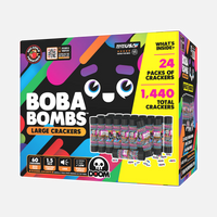 Boba-Bombs™ 60 disparos estilo tubo cracker M-1000