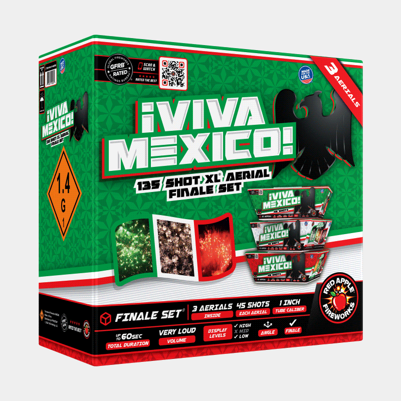 Viva Mexico 135-Shot Aerial Finale Set
