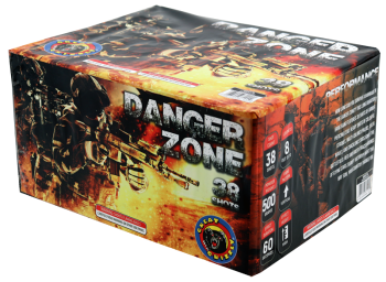 Danger Zone 38-Shot XL Aerial Cake
