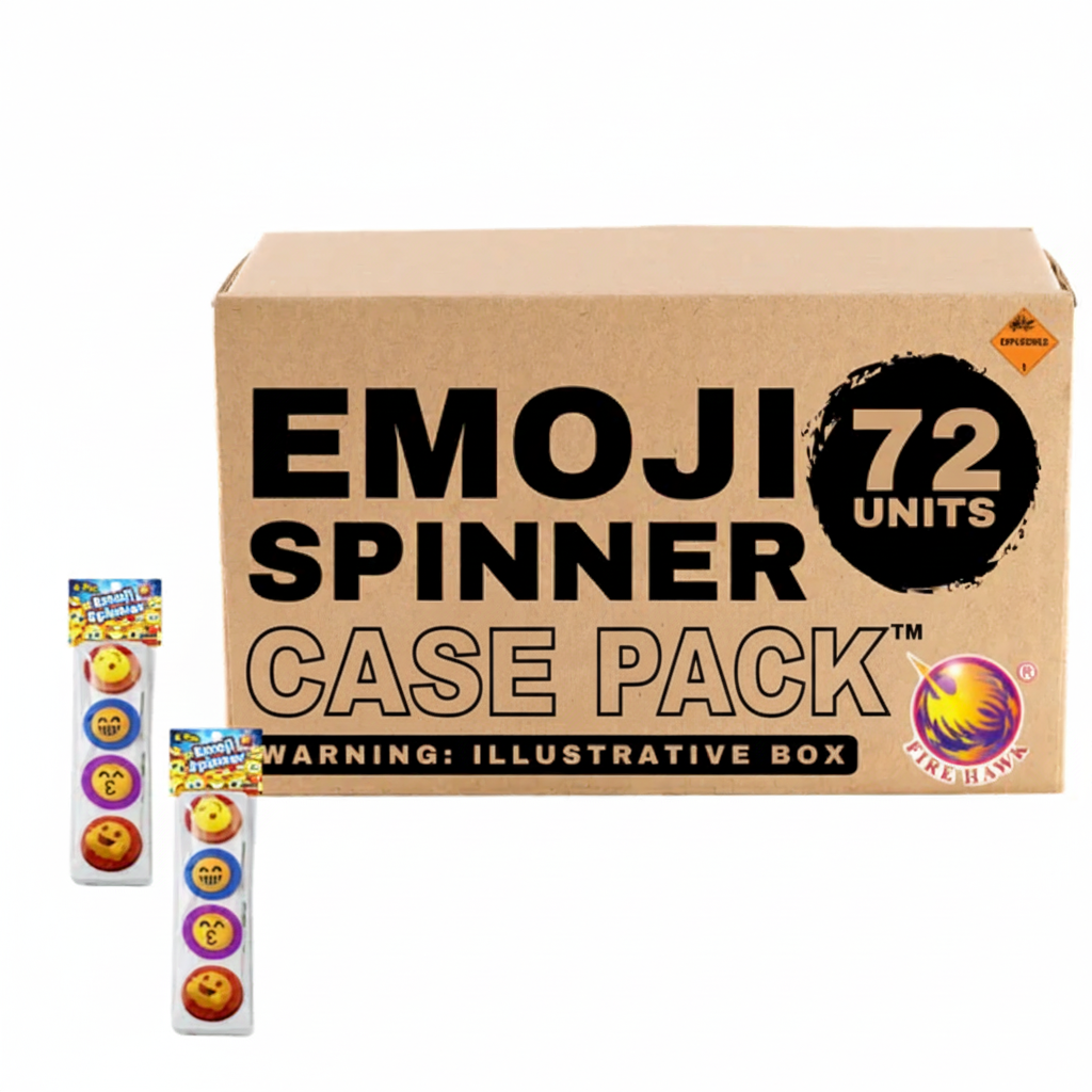 Emoji Spinner(4-Pack) Ground Novelty | Case Pack™ 72/1