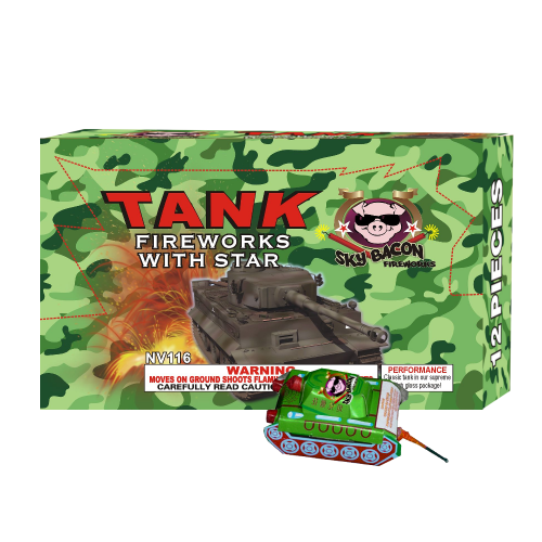 Tank w/ Star Ground Novelty