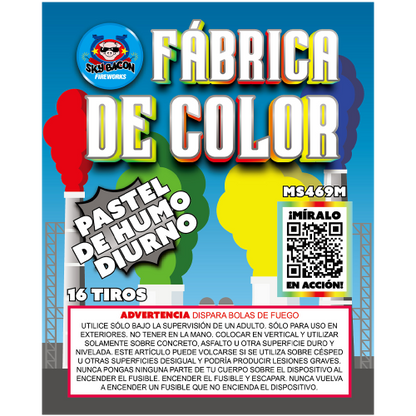 Color Factory (Daytime) 16-Shot Standard Aerial Cake