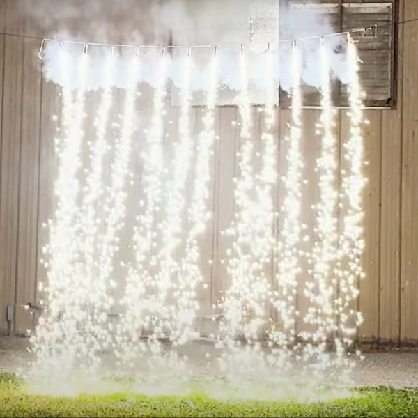 Silver Waterfall Chain w/e-match (10x30 drop x 30sec) Pro-Line