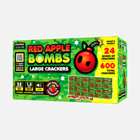 Petardos Red Apple® Bombs M-1000 de 25 disparos en caja