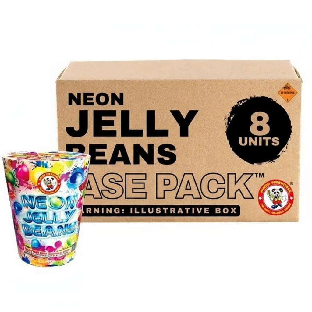 Neon Jelly Beans Large Fountain | Case Pack™ 8/1