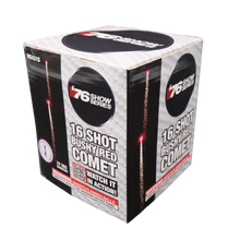 Bushy Red Comet (27sec) 16-Shot Standard Aerial Cake