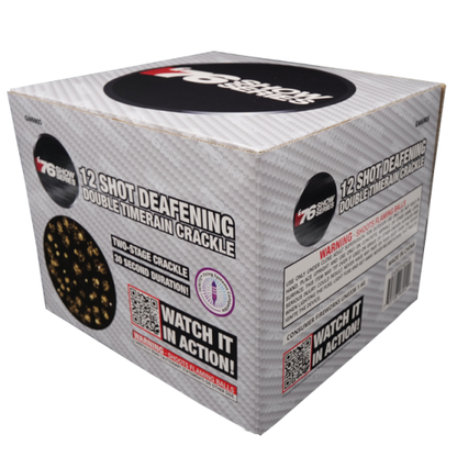 Double Timerain Crackle 12-Shot XL Aerial Cake