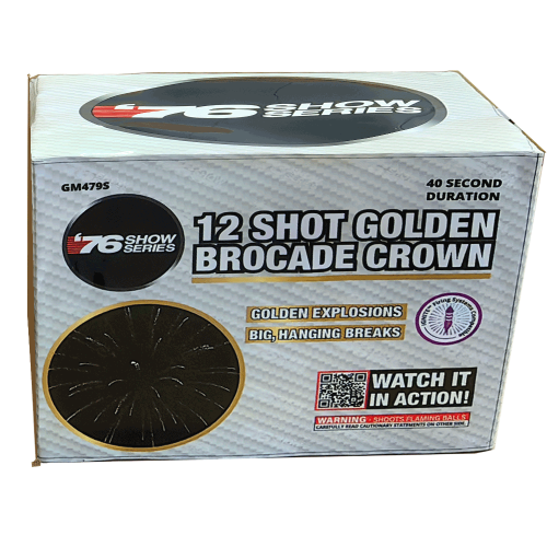 Brocade Crown 12-Shot XL Aerial Cake