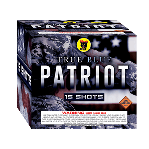 True Blue Patriot 15-Shot XL Aerial Cake