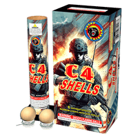 C4 Shells Cartuchos de mortero de 6 disparos