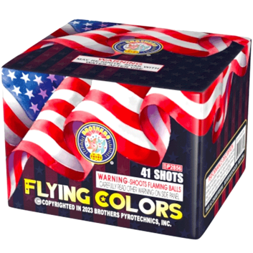 Flying Colors 41-Shot Standard Aerial Cake | Case 12/1