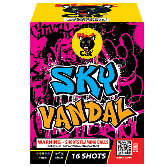 Torta aérea estándar Sky Vandal de 16 disparos