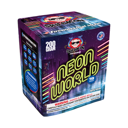 Neon World Pastel Aéreo Estándar de 18 Tiros