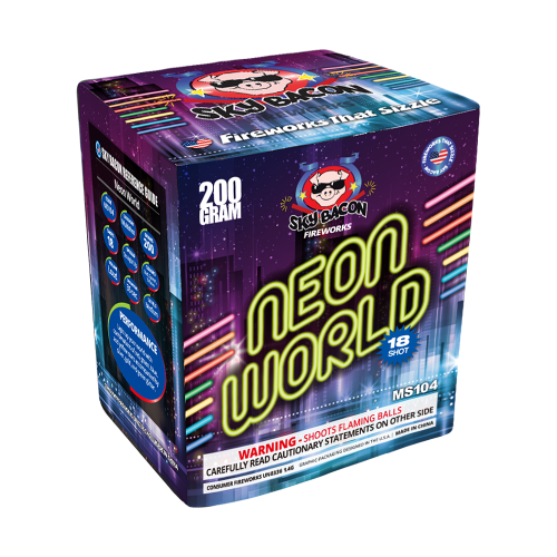 Neon World Pastel Aéreo Estándar de 18 Tiros
