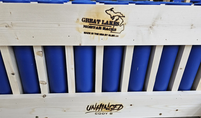 Great Lakes Mortar Racks™ 24-Shot UNHINGED (Cody B’s Rack)