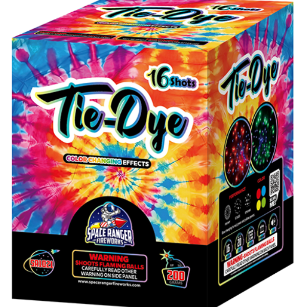 Tie-Dye 16-Shot Standard Aerial Cake