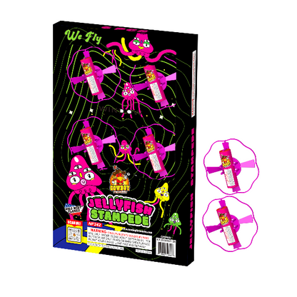 Jellyfish Stampede Flying Novelty (6-Pack)