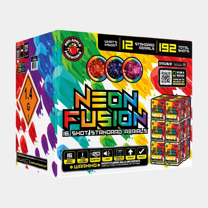 Neon Fusion® 16 disparos de efectos aéreos estándar