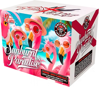 Sunburst Paradise 12-Shot XL Aerial Cake