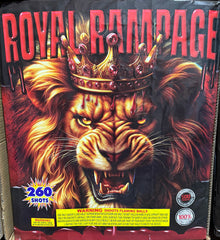 Royal Rampage 260-Shot XL Aerial Cake