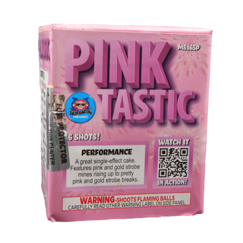 Tarta Aérea Estándar Pink Tastic de 16 Disparos