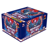Midnight Glory 76-Shot XL Aerial Cake