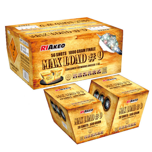 Max Load #9 56-Shot XL Aerial Cake