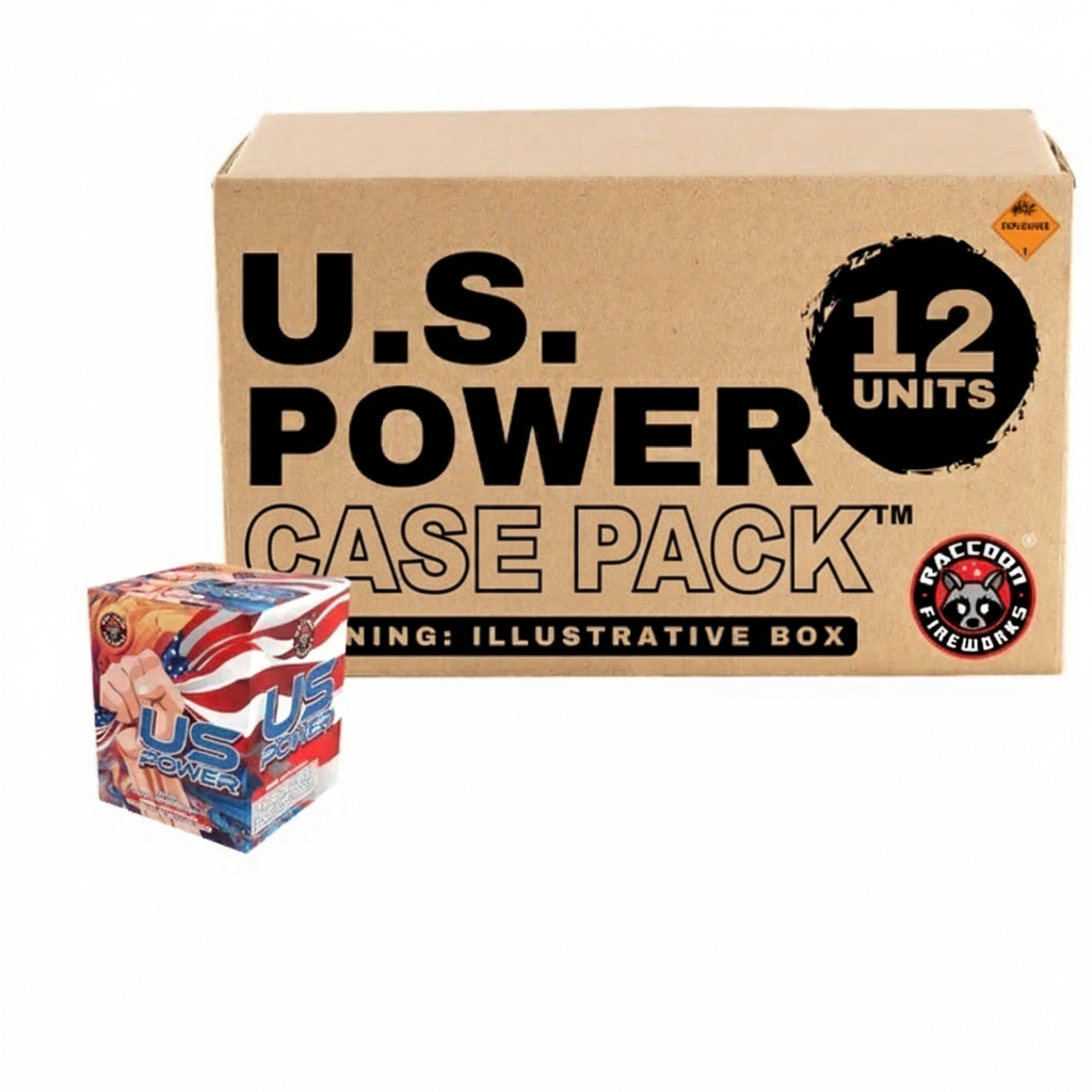 U.S Power 16-Shot Standard Aerial Cake | Case Pack™ 12/1