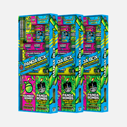 Panda Box® 364 Shot Fireworks Sampler®