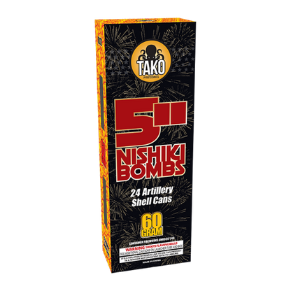 Nishiki Bombs 24-Shot 5 in. Canister Shells
