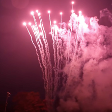 60mm Purple XL Star Mine (No Debris-200FT) iShot+Ematch Single Shot Pro-Line