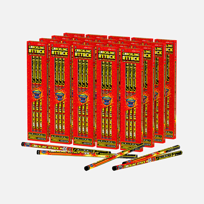 Velas romanas Crackling Attack™ de 10 disparos