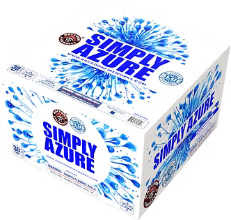 Simply Azure 19-Shot XL Aerial Cake